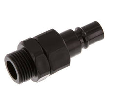 POM DN 7.2 Coupling Plug G 3/8 inch Male Threads Double Shut-Off