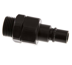 POM DN 7.2 Coupling Plug G 3/8 inch Male Threads Double Shut-Off