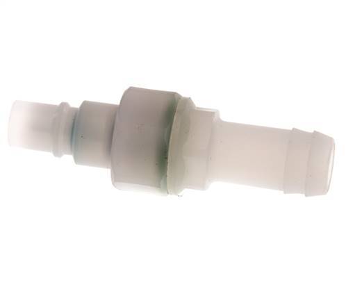 PVDF DN 7.2 Coupling Plug 13 mm Hose Pillar
