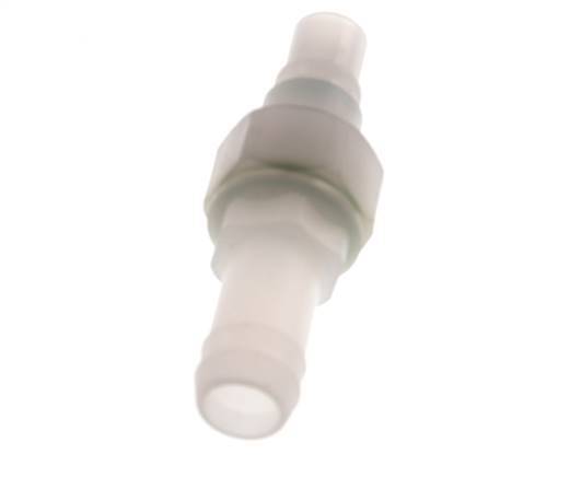 PVDF DN 7.2 Coupling Plug 13 mm Hose Pillar