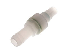 PVDF DN 7.2 Coupling Plug 13 mm Hose Pillar Double Shut-Off