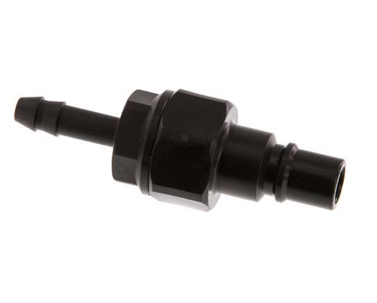 POM DN 7.2 Coupling Plug 6 mm Hose Pillar Double Shut-Off