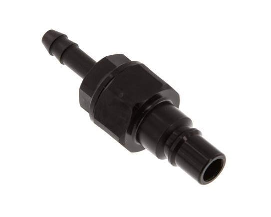 POM DN 7.2 Coupling Plug 6 mm Hose Pillar Double Shut-Off