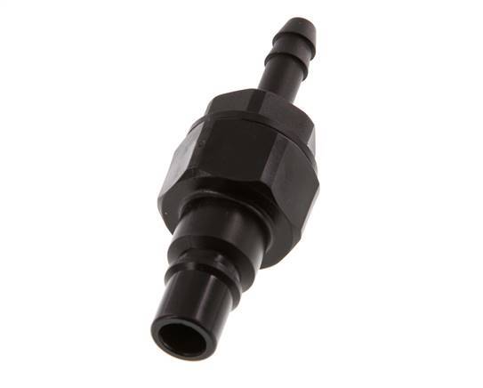 POM DN 7.2 Coupling Plug 6 mm Hose Pillar Double Shut-Off