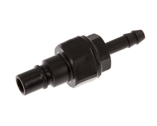 POM DN 7.2 Coupling Plug 6 mm Hose Pillar Double Shut-Off