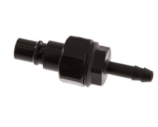 POM DN 7.2 Coupling Plug 6 mm Hose Pillar Double Shut-Off
