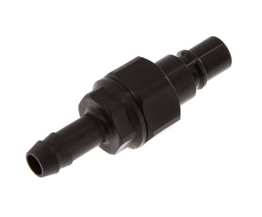 POM DN 7.2 Coupling Plug 9 mm Hose Pillar Double Shut-Off