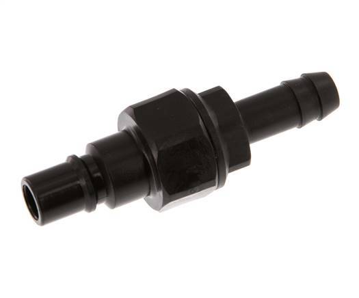 POM DN 7.2 Coupling Plug 9 mm Hose Pillar Double Shut-Off