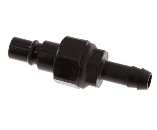 POM DN 7.2 Coupling Plug 9 mm Hose Pillar Double Shut-Off