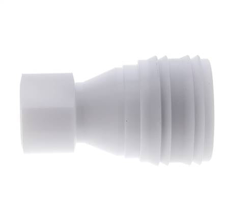 POM DN 12.5 Hydraulic Coupling Socket G 1/2 inch Female Threads ISO 7241-1 B