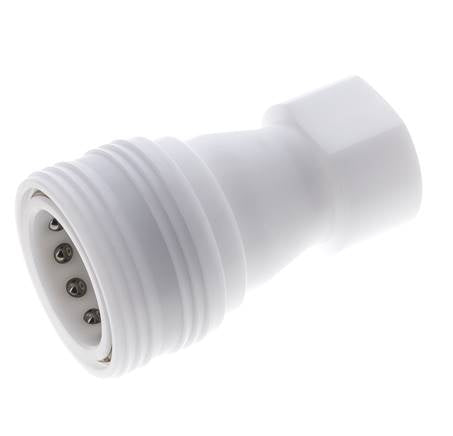 POM DN 25 Hydraulic Coupling Socket G 1 inch Female Threads ISO 7241-1 B