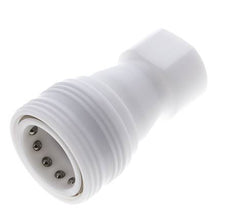 POM DN 25 Hydraulic Coupling Socket G 1 inch Female Threads ISO 7241-1 B