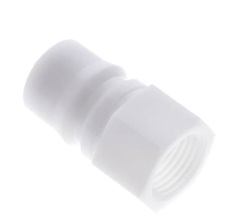 POM DN 12.5 Hydraulic Coupling Plug G 1/2 inch Female Threads ISO 7241-1 B