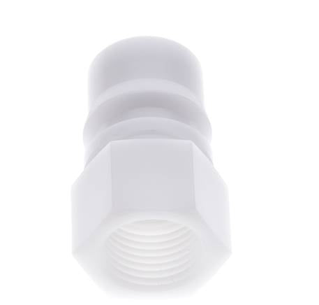 POM DN 12.5 Hydraulic Coupling Plug G 1/2 inch Female Threads ISO 7241-1 B