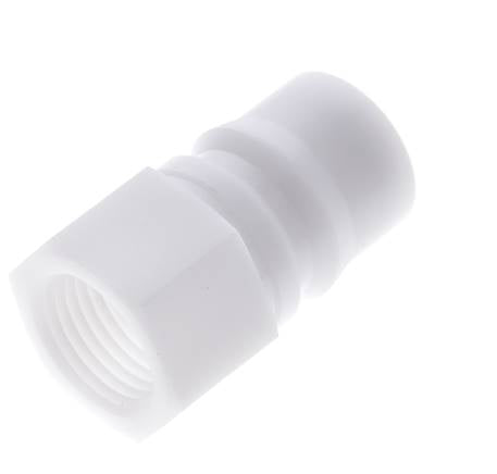 POM DN 12.5 Hydraulic Coupling Plug G 1/2 inch Female Threads ISO 7241-1 B