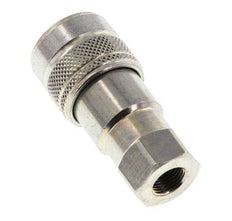 Steel DN 5 Hydraulic Coupling Socket G 1/8 inch Female Threads ISO 7241-1 B D 10.9mm