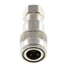 Steel DN 5 Hydraulic Coupling Socket G 1/8 inch Female Threads ISO 7241-1 B D 10.9mm