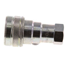 Steel DN 10 Hydraulic Coupling Socket G 3/8 inch Female Threads ISO 7241-1 B D 19.1mm