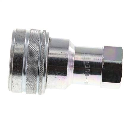 Steel DN 12.5 Hydraulic Coupling Socket G 1/2 inch Female Threads ISO 7241-1 B D 23.5mm