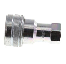 Steel DN 12.5 Hydraulic Coupling Socket G 1/2 inch Female Threads ISO 7241-1 B D 23.5mm
