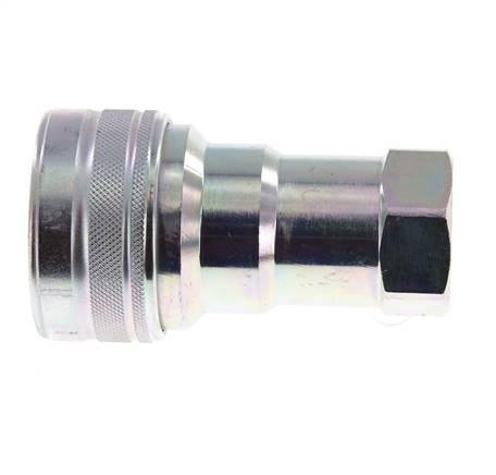 Steel DN 20 Hydraulic Coupling Socket G 3/4 inch Female Threads ISO 7241-1 B D 31.4mm