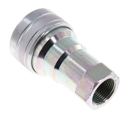 Steel DN 20 Hydraulic Coupling Socket G 3/4 inch Female Threads ISO 7241-1 B D 31.4mm