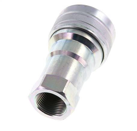 Steel DN 20 Hydraulic Coupling Socket G 3/4 inch Female Threads ISO 7241-1 B D 31.4mm