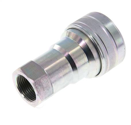 Steel DN 20 Hydraulic Coupling Socket G 3/4 inch Female Threads ISO 7241-1 B D 31.4mm