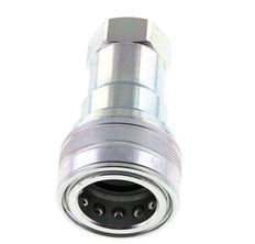 Steel DN 20 Hydraulic Coupling Socket G 3/4 inch Female Threads ISO 7241-1 B D 31.4mm