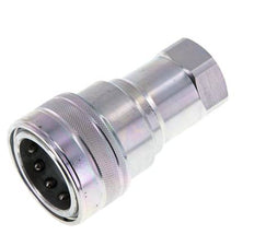 Steel DN 40 Hydraulic Coupling Socket G 1 1/2 inch Female Threads ISO 7241-1 B D 44.5mm