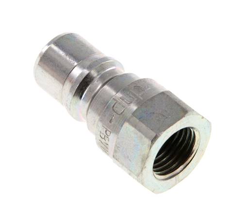 Steel DN 6.3 Hydraulic Coupling Plug G 1/4 inch Female Threads ISO 7241-1 B D 14.2mm