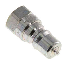 Steel DN 6.3 Hydraulic Coupling Plug G 1/4 inch Female Threads ISO 7241-1 B D 14.2mm