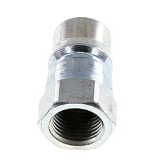 Steel DN 12.5 Hydraulic Coupling Plug G 1/2 inch Female Threads ISO 7241-1 B D 23.5mm