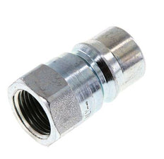 Steel DN 12.5 Hydraulic Coupling Plug G 1/2 inch Female Threads ISO 7241-1 B D 23.5mm