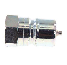 Steel DN 20 Hydraulic Coupling Plug G 3/4 inch Female Threads ISO 7241-1 B D 31.4mm