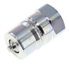 Steel DN 25 Hydraulic Coupling Plug G 1 inch Female Threads ISO 7241-1 B D 37.8mm