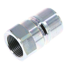 Steel DN 25 Hydraulic Coupling Plug G 1 inch Female Threads ISO 7241-1 B D 37.8mm