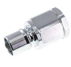 Steel DN 40 Hydraulic Coupling Plug G 1 1/4 inch Female Threads ISO 7241-1 B D 44.5mm