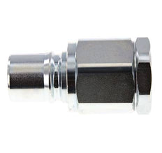 Steel DN 40 Hydraulic Coupling Plug G 1 1/2 inch Female Threads ISO 7241-1 B D 44.5mm
