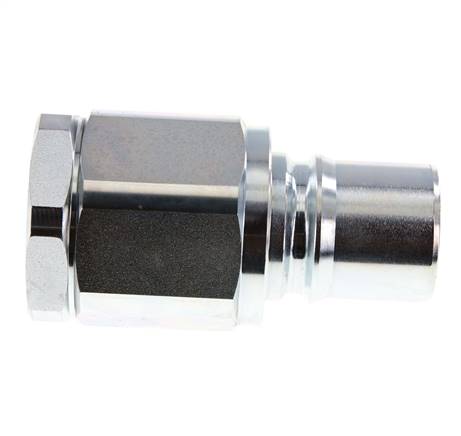 Steel DN 50 Hydraulic Coupling Plug G 2 inch Female Threads ISO 7241-1 B D 63.2mm