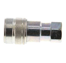 Steel DN 5 Hydraulic Coupling Socket 1/8 inch Female NPT Threads ISO 7241-1 B D 10.9mm