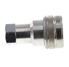 Steel DN 12.5 Hydraulic Coupling Socket 1/2 inch Female NPT Threads ISO 7241-1 B D 23.5mm