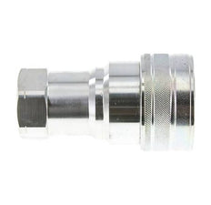 Steel DN 40 Hydraulic Coupling Socket 1 1/2 inch Female NPT Threads ISO 7241-1 B D 44.5mm