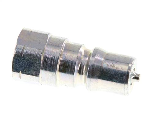 Steel DN 5 Hydraulic Coupling Plug 1/8 inch Female NPT Threads ISO 7241-1 B D 10.9mm