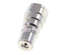 Steel DN 5 Hydraulic Coupling Plug 1/8 inch Female NPT Threads ISO 7241-1 B D 10.9mm