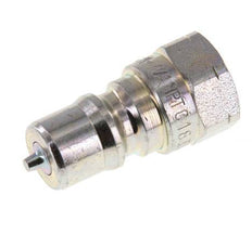 Steel DN 6.3 Hydraulic Coupling Plug 1/4 inch Female NPT Threads ISO 7241-1 B D 14.2mm