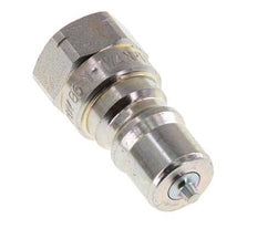 Steel DN 6.3 Hydraulic Coupling Plug 1/4 inch Female NPT Threads ISO 7241-1 B D 14.2mm