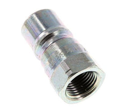 Steel DN 10 Hydraulic Coupling Plug 3/8 inch Female NPT Threads ISO 7241-1 B D 19.1mm