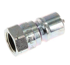 Steel DN 10 Hydraulic Coupling Plug 3/8 inch Female NPT Threads ISO 7241-1 B D 19.1mm