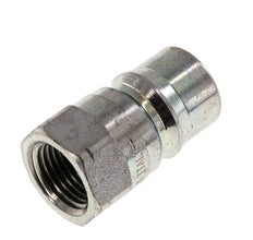Steel DN 12.5 Hydraulic Coupling Plug 1/2 inch Female NPT Threads ISO 7241-1 B D 23.5mm